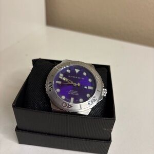 Android Automatic Dive Watch Purple Dial | 500m | Stainless Steel